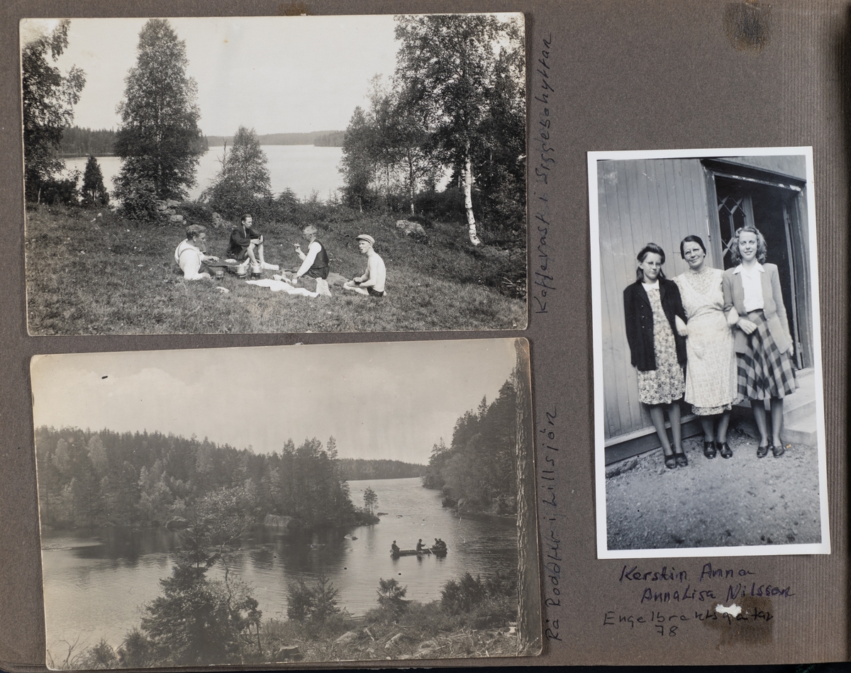 Fotoalbum från Per-Olov Bloms samling.