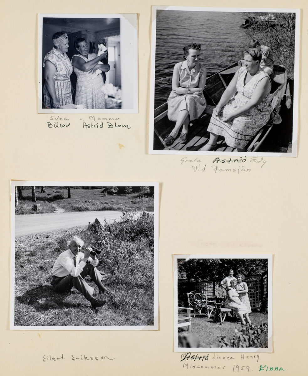 Fotoalbum från Per-Olov Bloms samling.