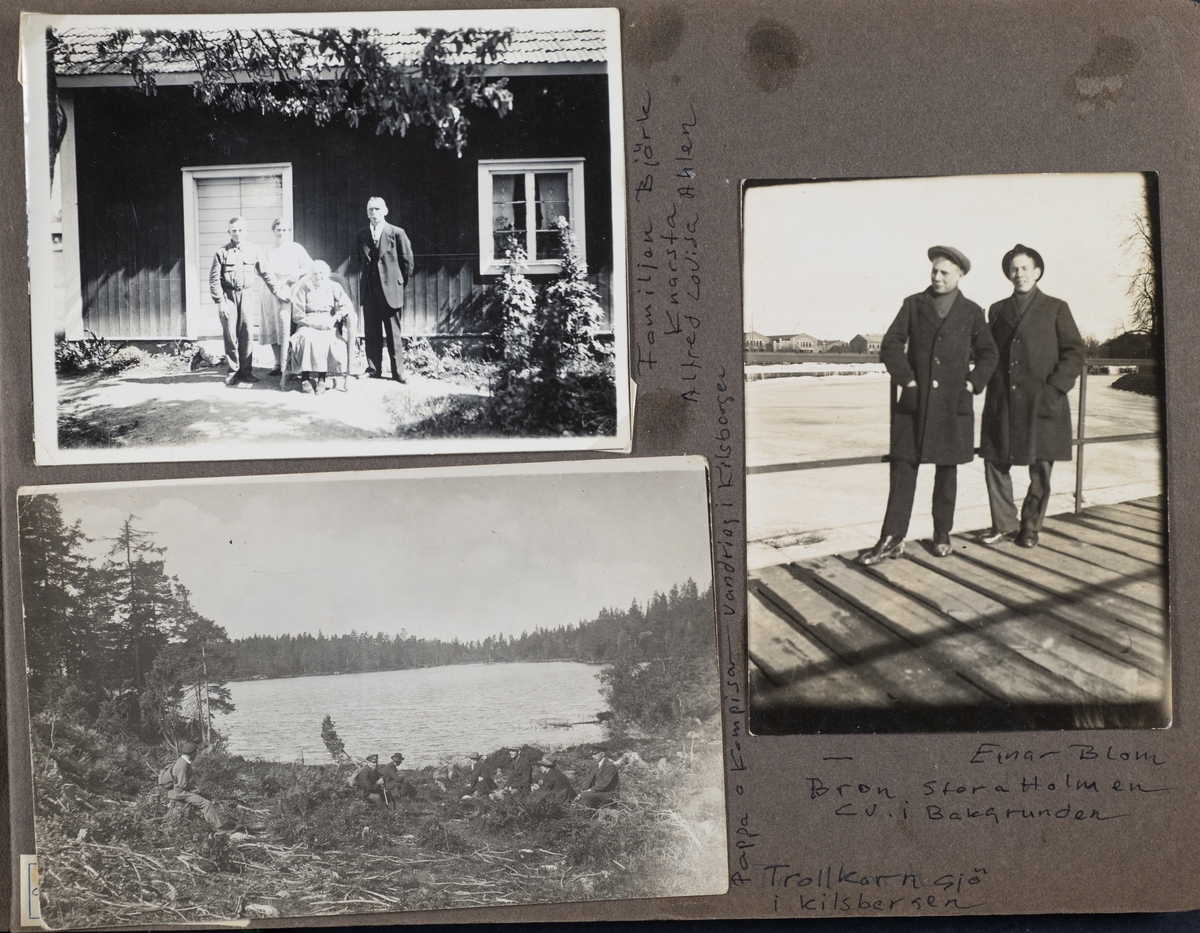 Fotoalbum från Per-Olov Bloms samling.
