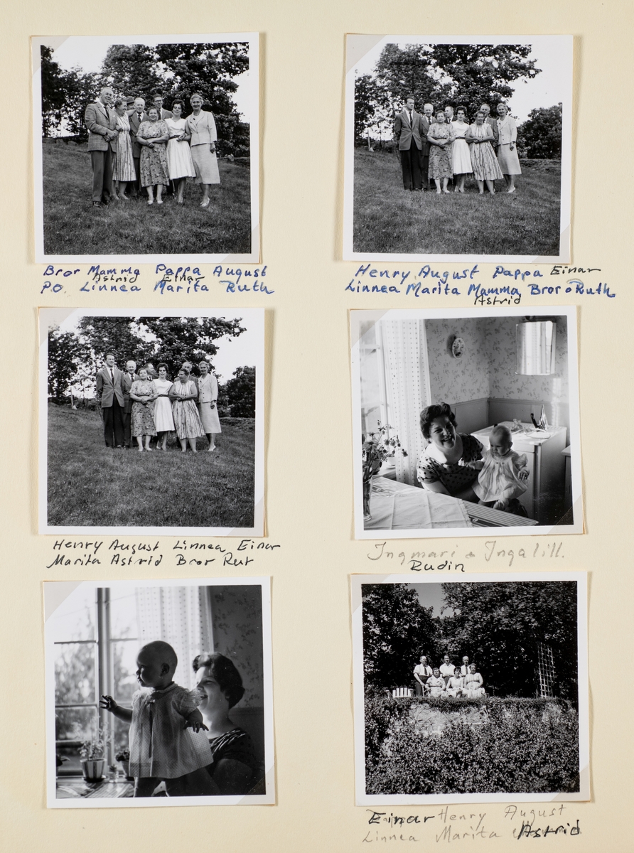 Fotoalbum från Per-Olov Bloms samling.