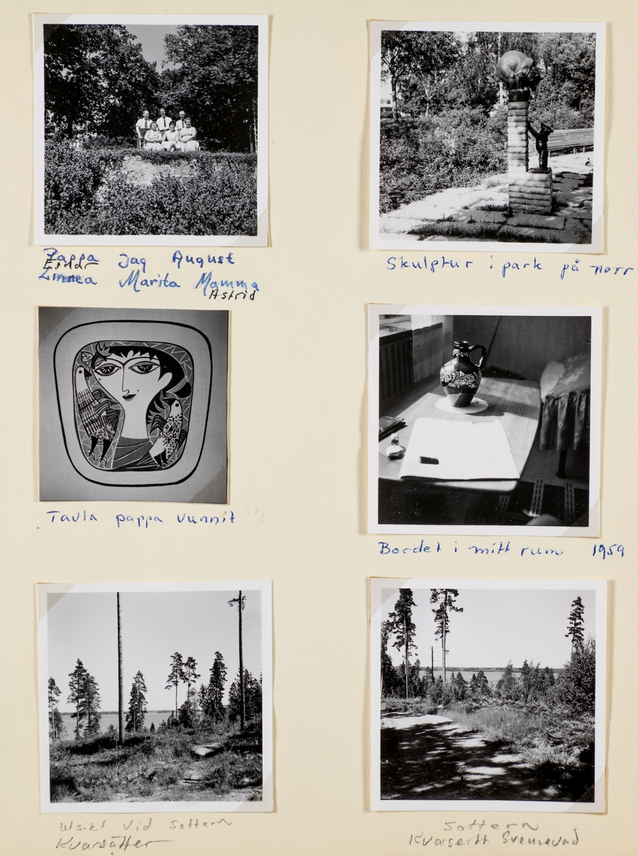 Fotoalbum från Per-Olov Bloms samling.