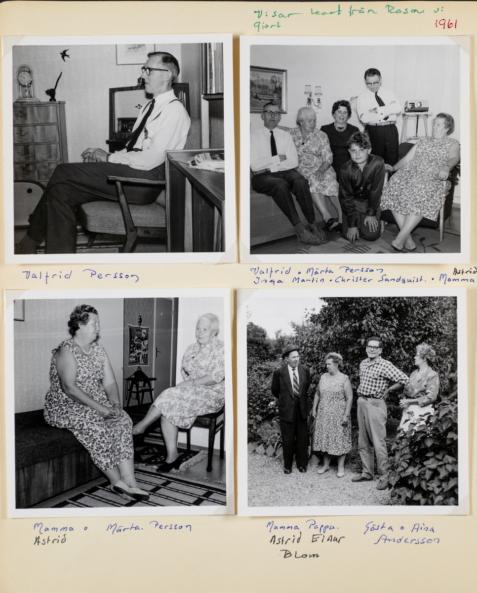 Fotoalbum från Per-Olov Bloms samling.