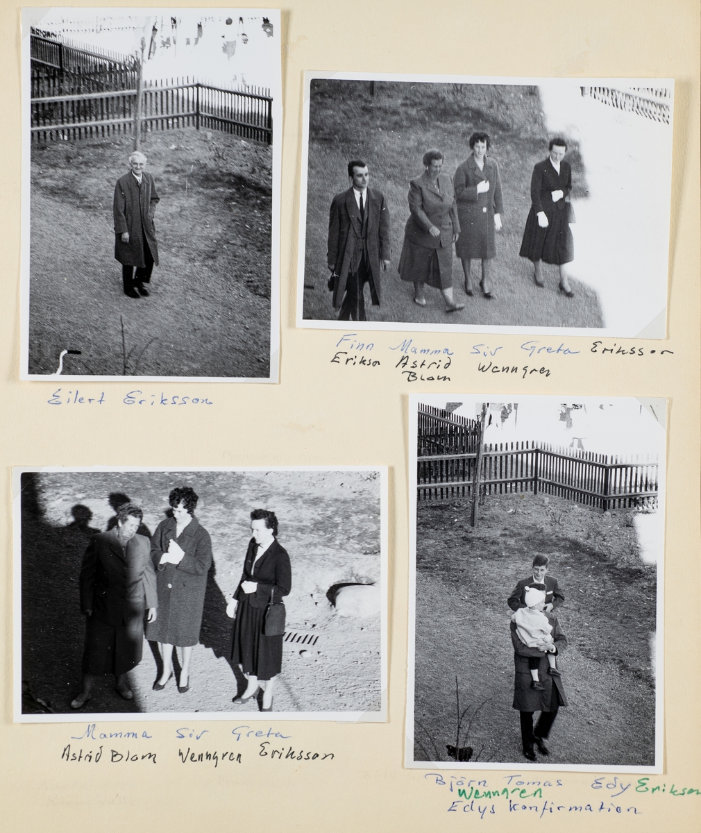 Fotoalbum från Per-Olov Bloms samling.
