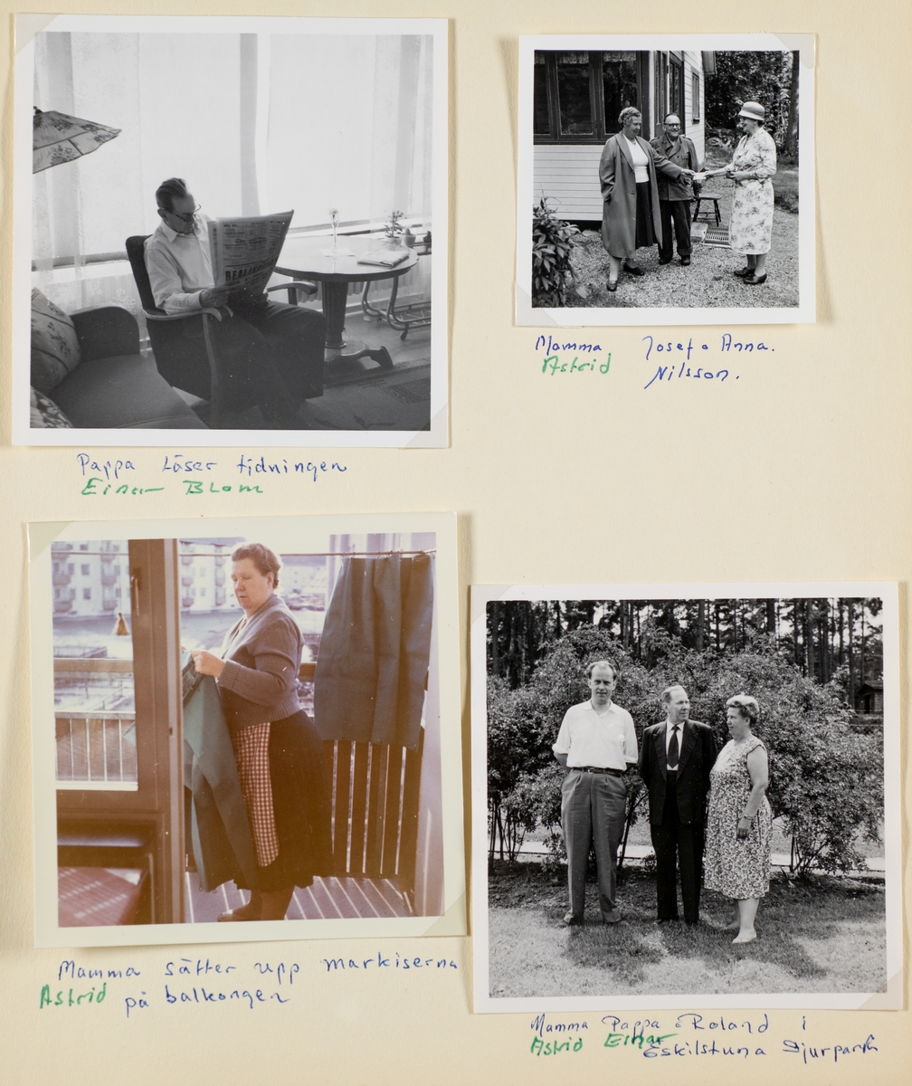 Fotoalbum från Per-Olov Bloms samling.