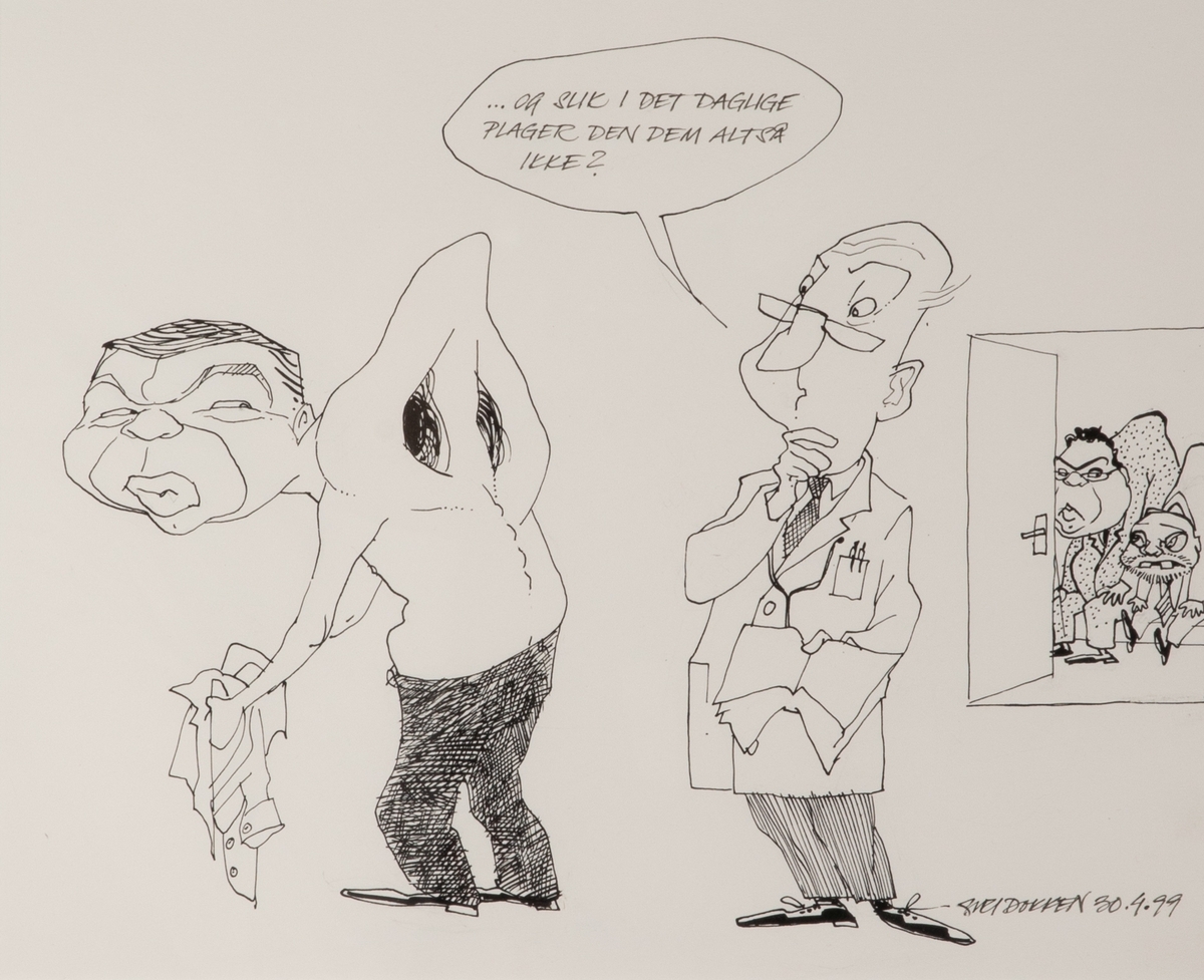 Og slik i det daglige [Tegning]