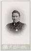 Kabinettsfotografi - Anna Ahlstedt, Uppsala 1899