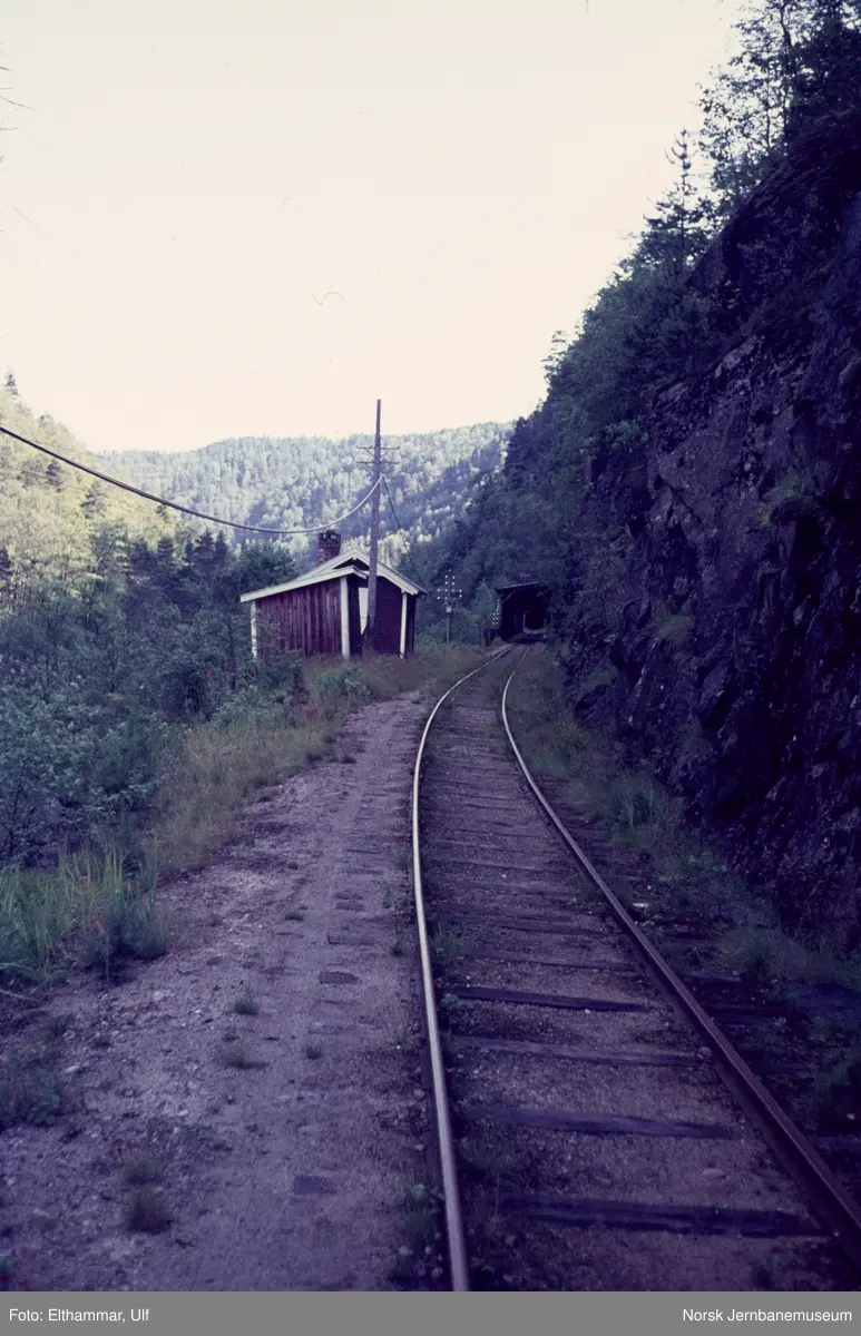Løyning hvilebu og rasoverbygg på Setesdalsbanen