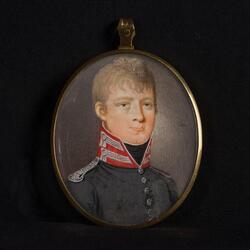 Porträtt av major Christian Magnus Ahnström [Miniatyr]