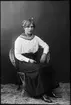 Elvira Lundin, Valde, Skäfthammar socken, Uppland 1915