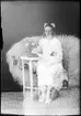 Dubbelexponering - Hilda Andersson från Annö, Valö socken, Uppland 1922