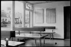 Gamleby station. Vid byggnationen av ny station 1968.