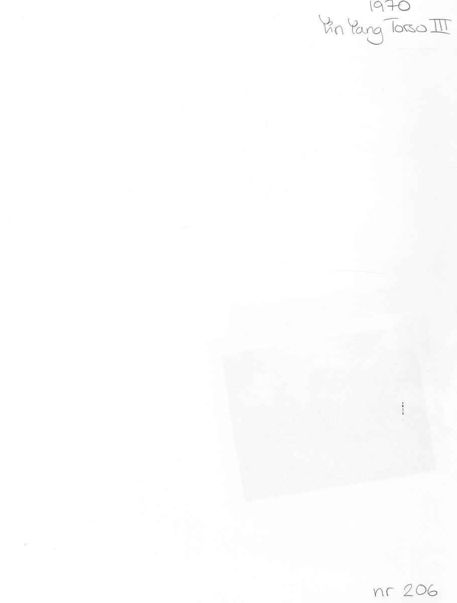 Skulptur, Yin Yang Torso III