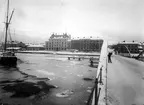 Skeppsbron, foto från SO.   före 1900.