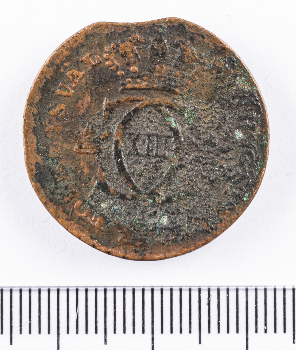 Mynt, Sverige, 1/4 skilling, 1817.
