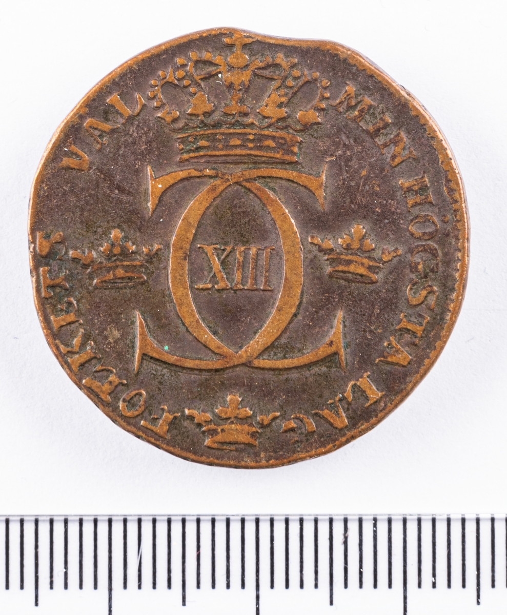 Mynt, Sverige, 1/2 skilling, 1815.
