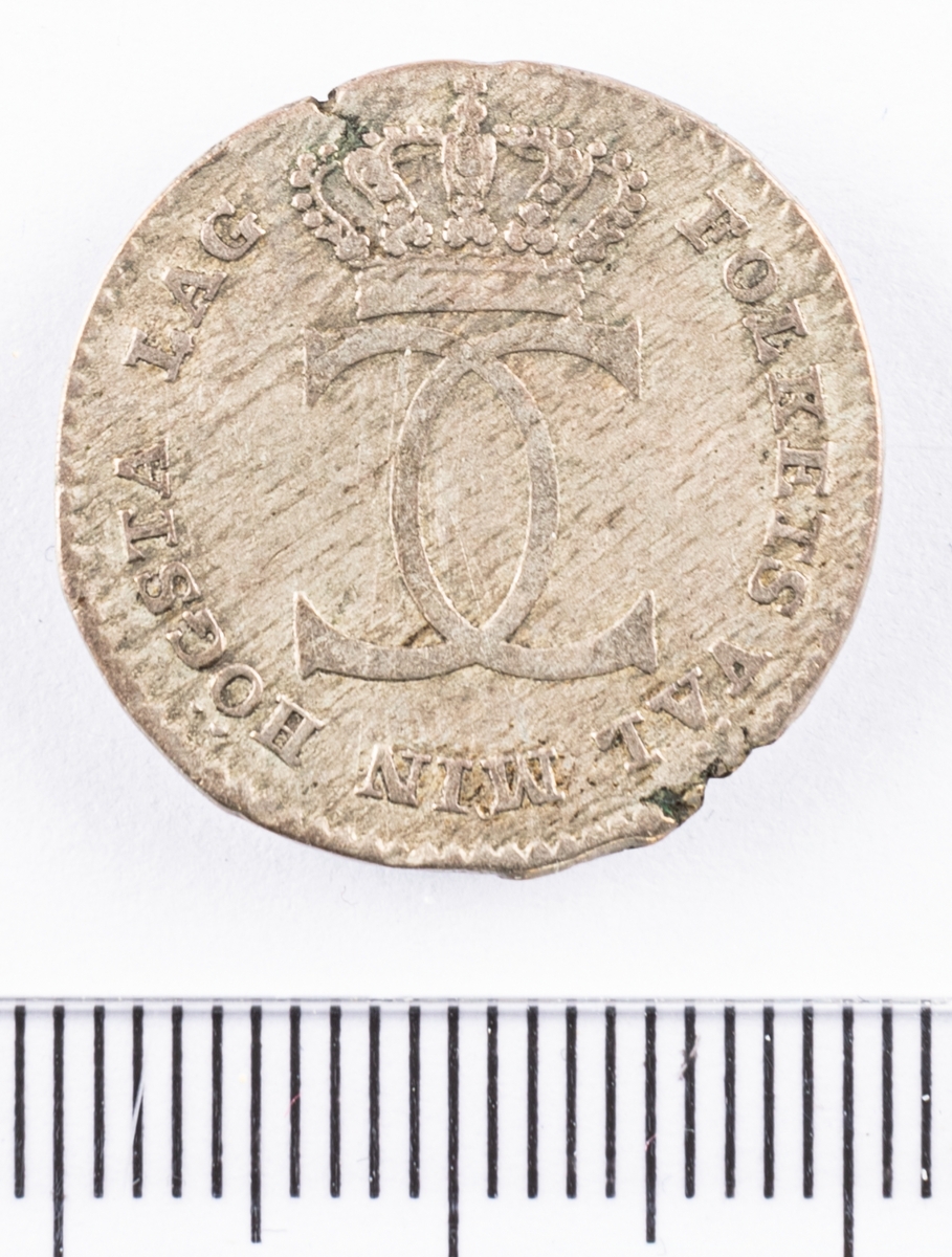 Mynt, Sverige, 1/24 riksdaler, 1816.