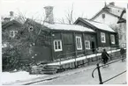 Västerås, Vasastaden, Oxbacken.
Hörnet av Stora gatan och Oxbacksgränd, 1931.