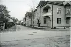 Västerås, Vasastaden, kv. Nanna 1.
Hörnet Västmannagatan/Västra Bergsgatan, 1987.