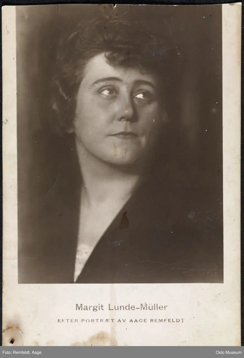 Lunde, Margit (1881 - 1976)