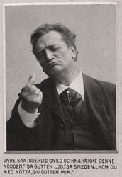 Henrik Klausen forteller Fanden i nødden.