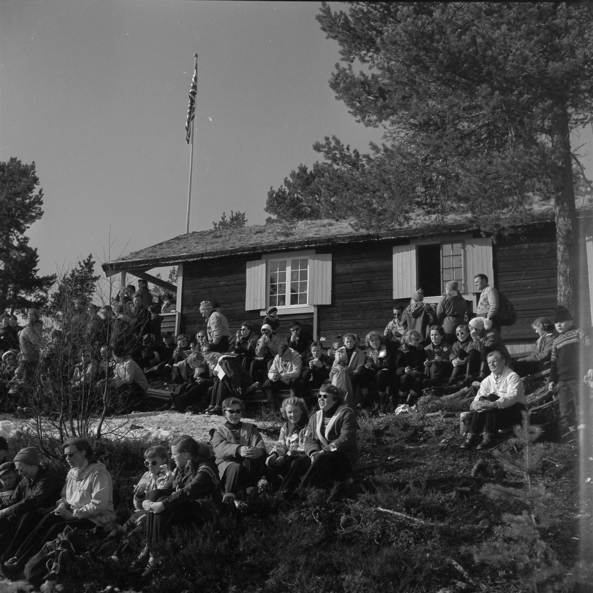 Marikollrennet 1957. Utfart