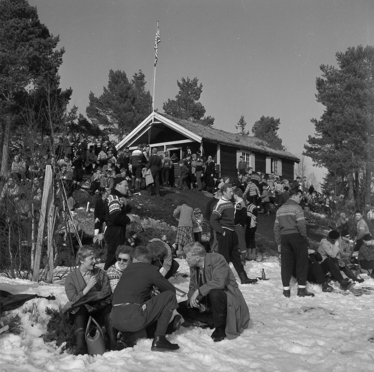 Marikollrennet 1957. Utfart
