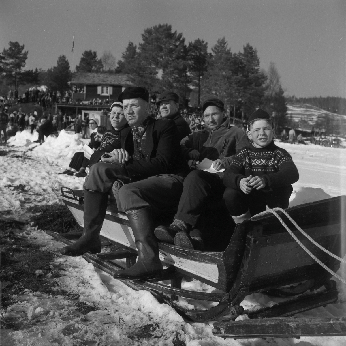 Marikollrennet 1957. Utfart