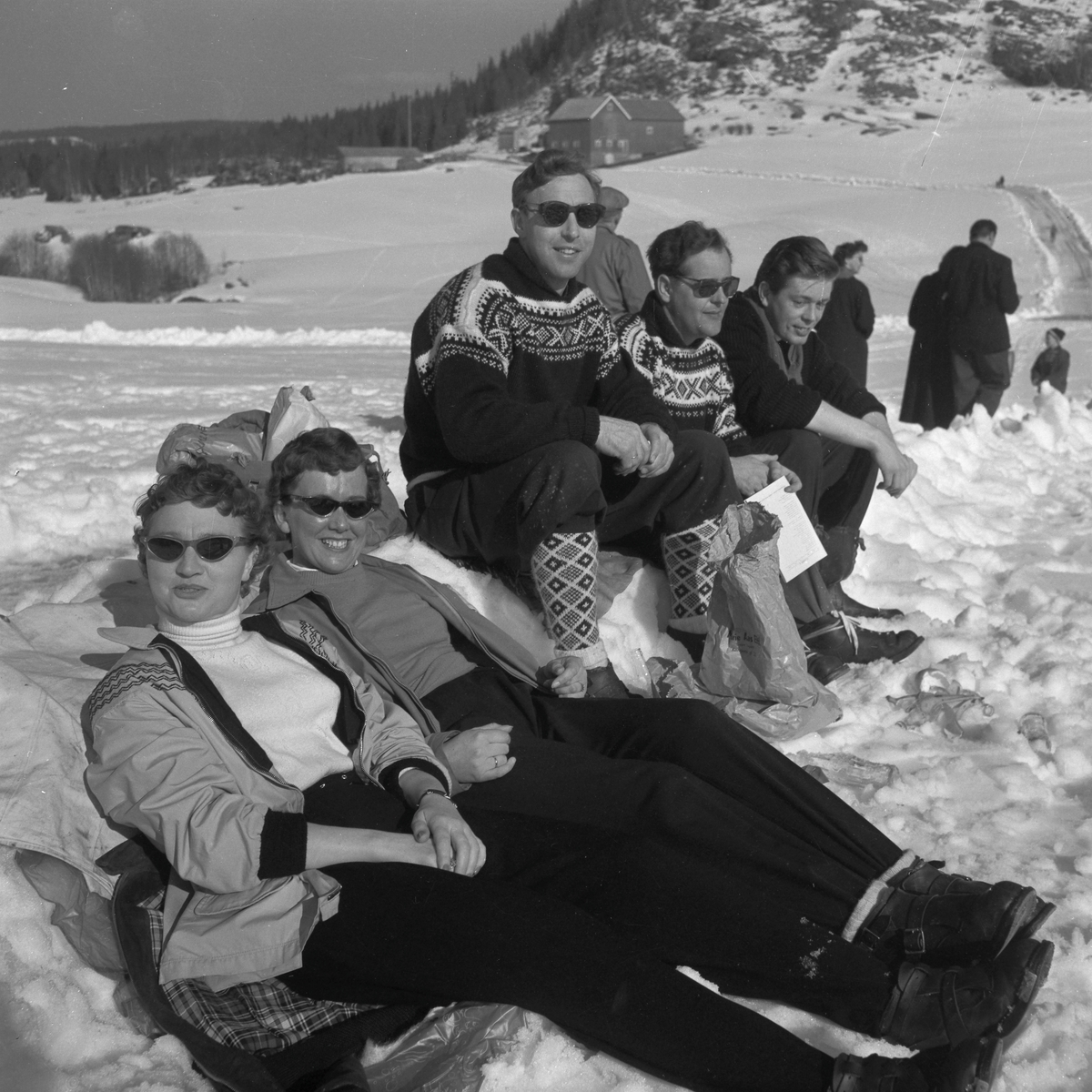Marikollrennet 1957. Utfart
