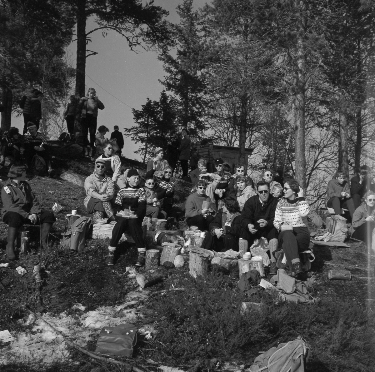 Marikollrennet 1957. Utfart