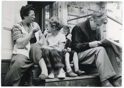 Porträtt av fyra personer