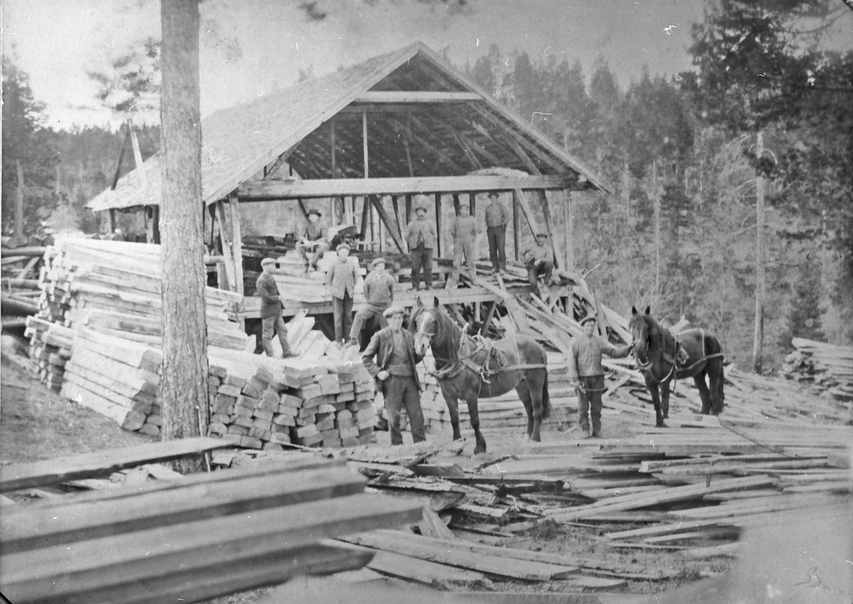 Hansmo-saga ved Kvernbekken i Kjæreng i Tynset, 1930.