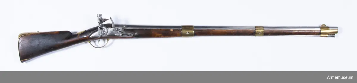 Karbin med flintlås.