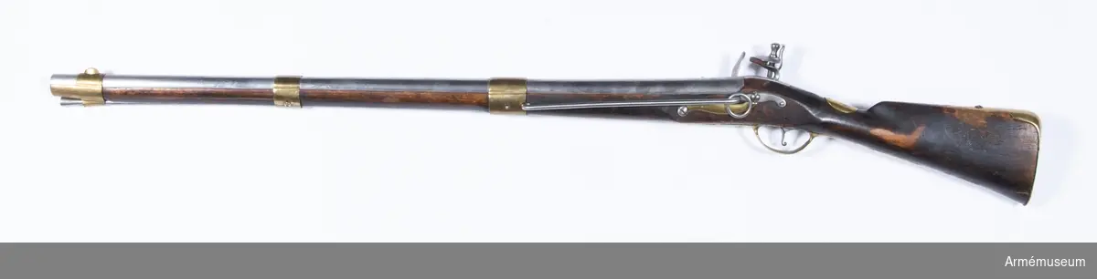 Karbin med flintlås.