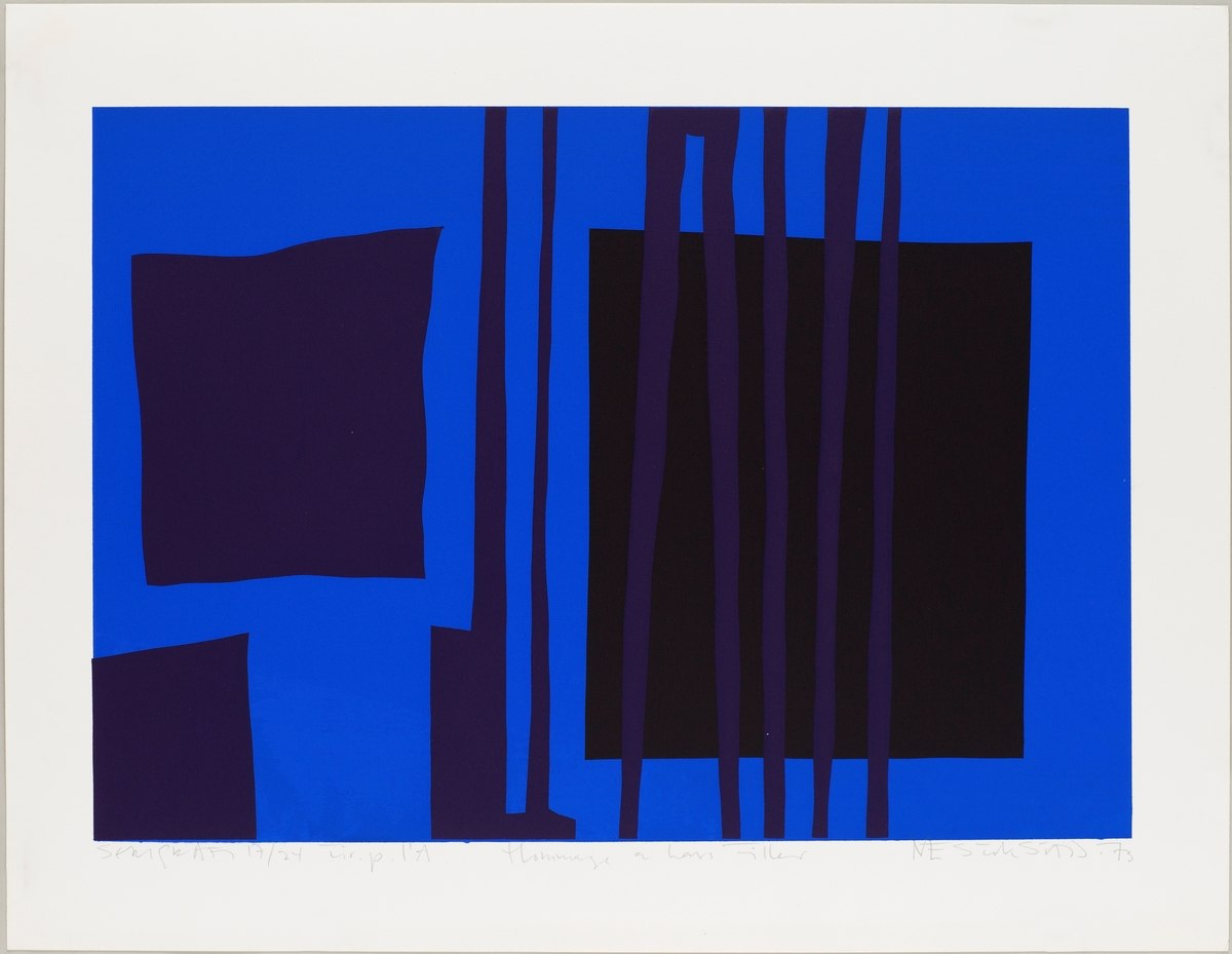 Hommage a Lars Tiller [Serigrafi]