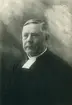 Porträtt av Peter August Carlsson, komminister i Skedevi 1912-1917.