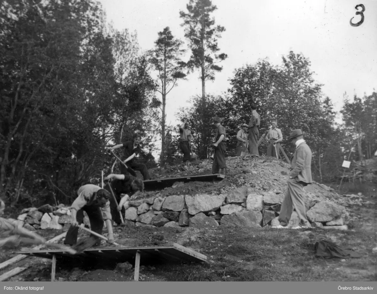 Nivåbyggande av Sörbybackens hoppbacke