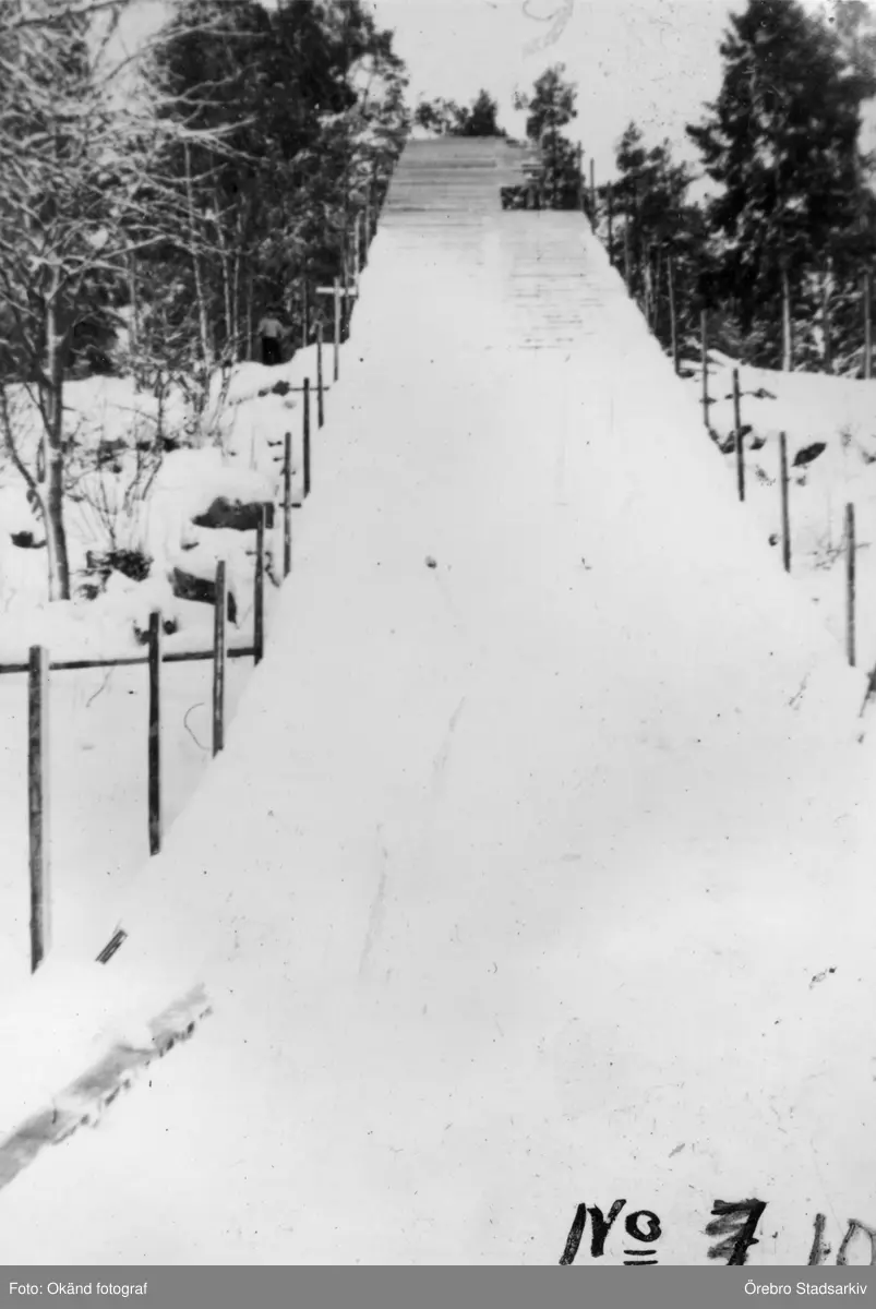 Sörbybackens hoppbacke i snö