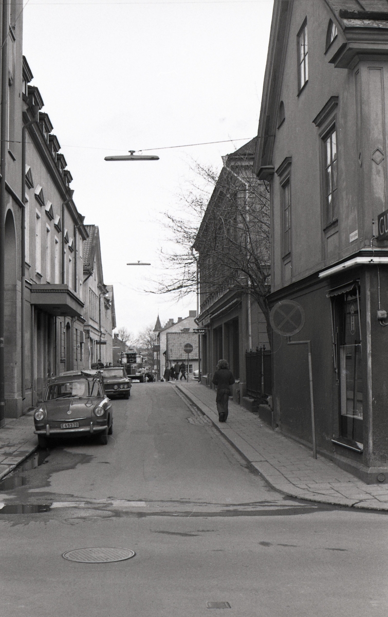 Klostergatan i Linköping år 1973.