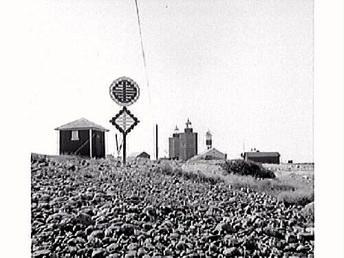 Bilder tagna när familjen Öberg gjorde en utflykt till Nidingen under 1950-talet.