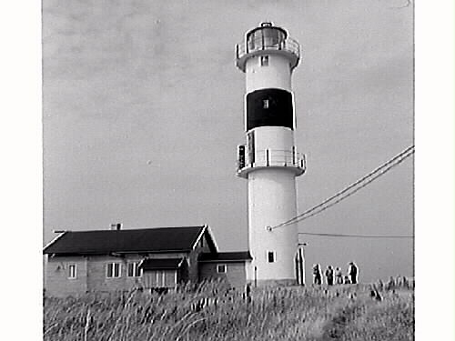 Bilder tagna när familjen Öberg gjorde en utflykt till Nidingen under 1950-talet.