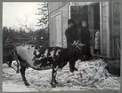 Mjölkbonde med familj
