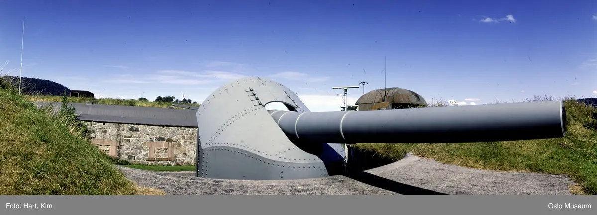 Oscarsborg festning, kanon