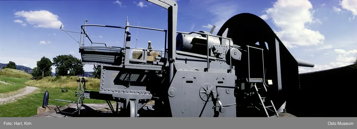 Oscarsborg festning, kanon