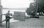 Kårmätbatteri Gunnarsson. Torsby i Värmland. Styckjunkare Suneson.