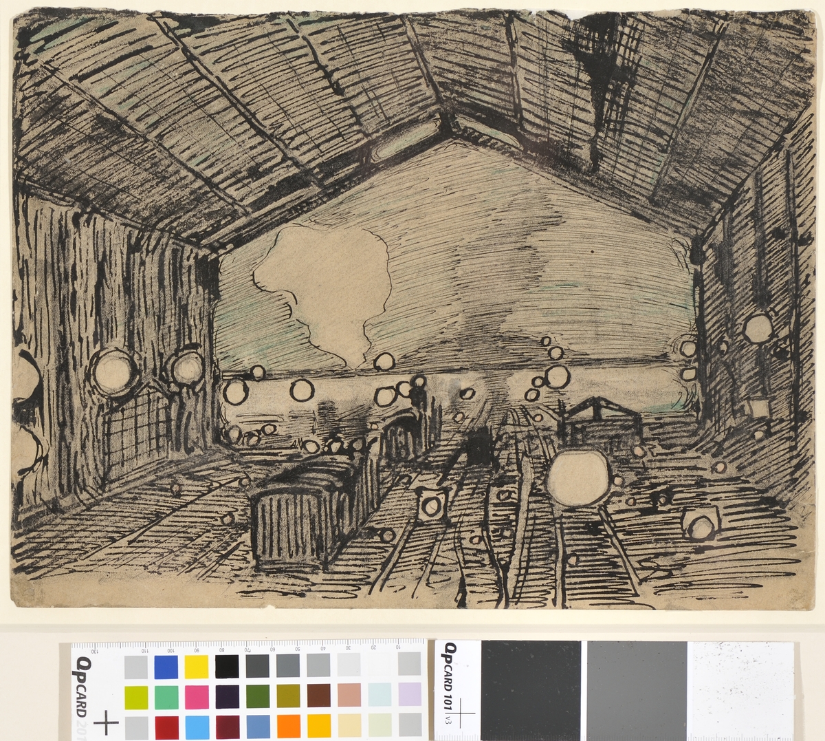 Gare St. Lazare, Paris [Tegning]