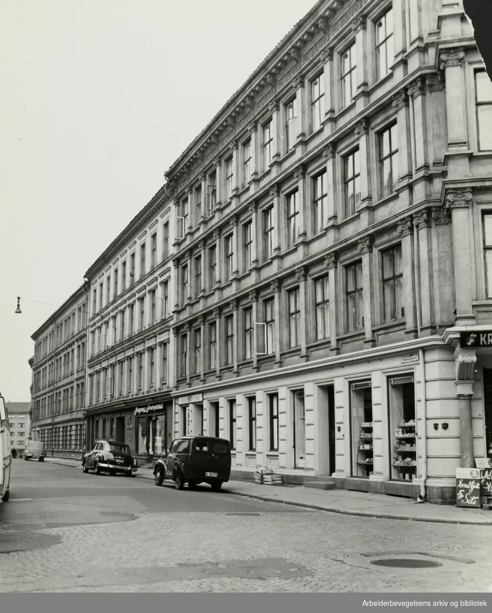 Fredensborgveien. 1950-årene