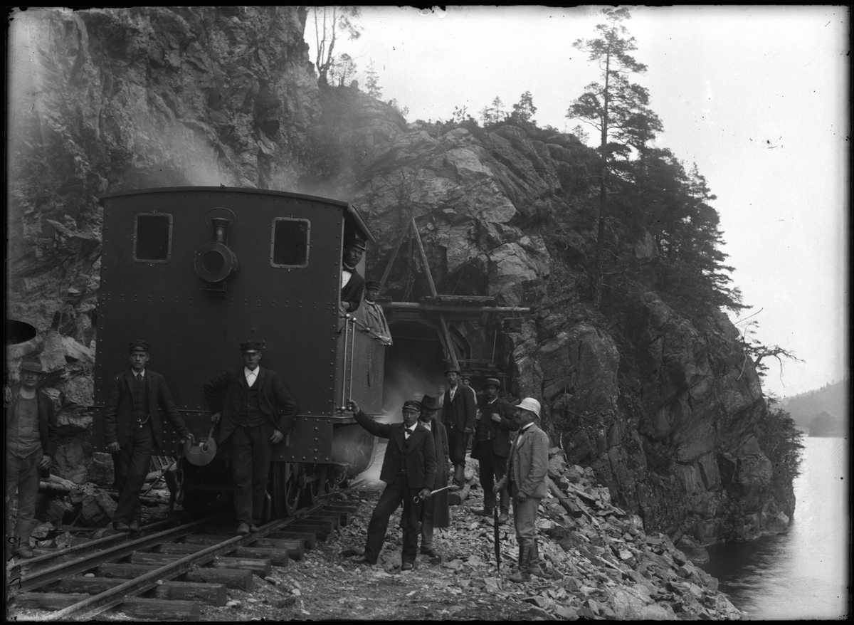 Tunnelbygge vid Brobacken