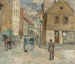 Parti fra Strandgaten [maleri]