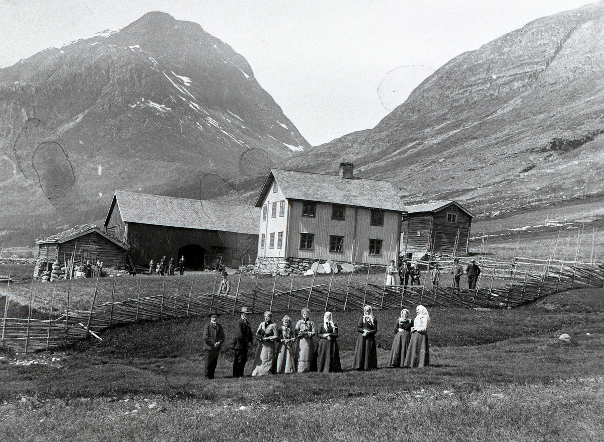 Andris T. Hamre med huslyd i framgrunnen.