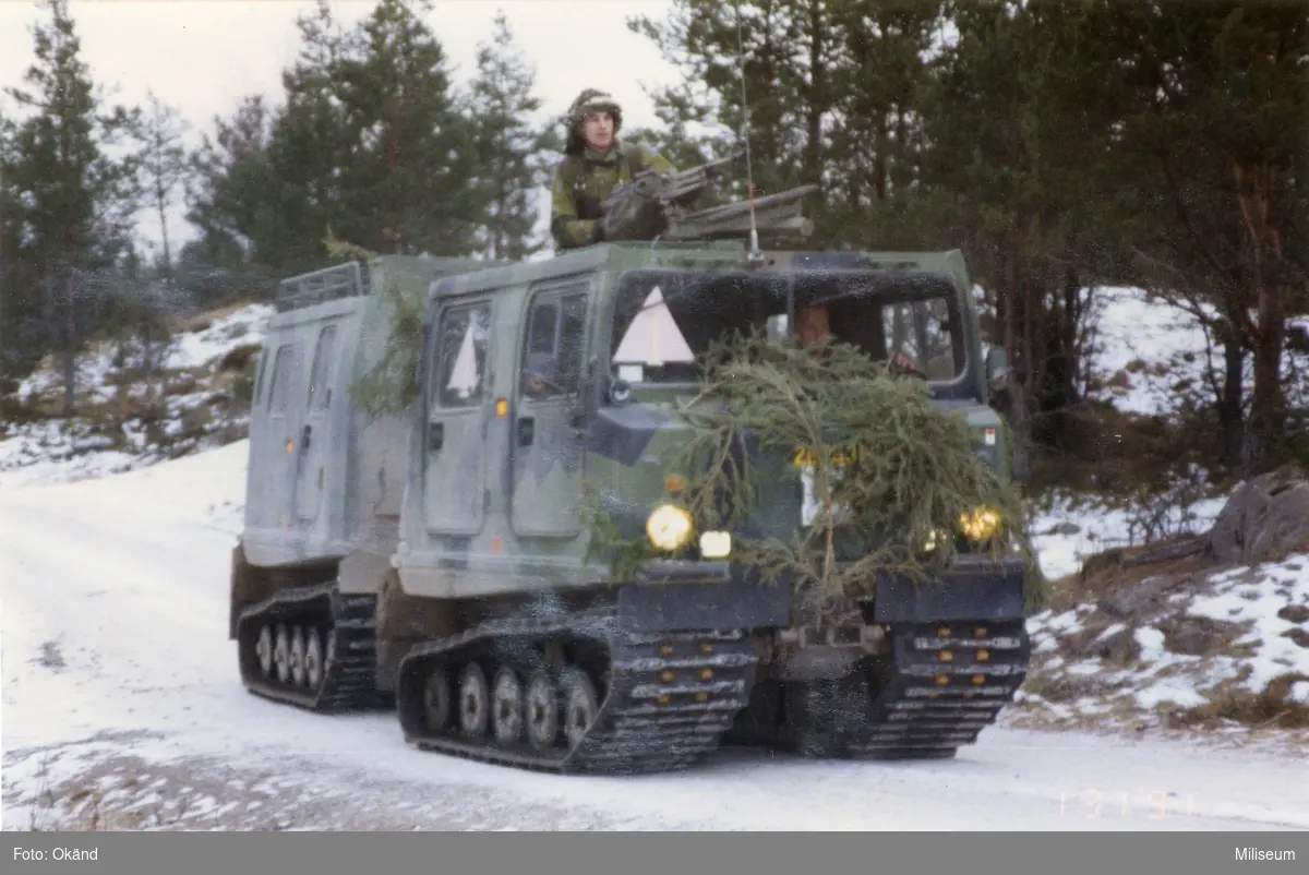 Infanteriets stridsskola. Bandvagn 206.